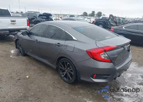 2019 Honda Civic Sport from USA, damaged, VIN 19XFC2F84KE035922